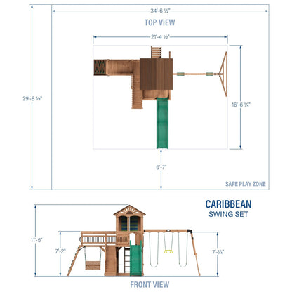 Caribbean Swing Set