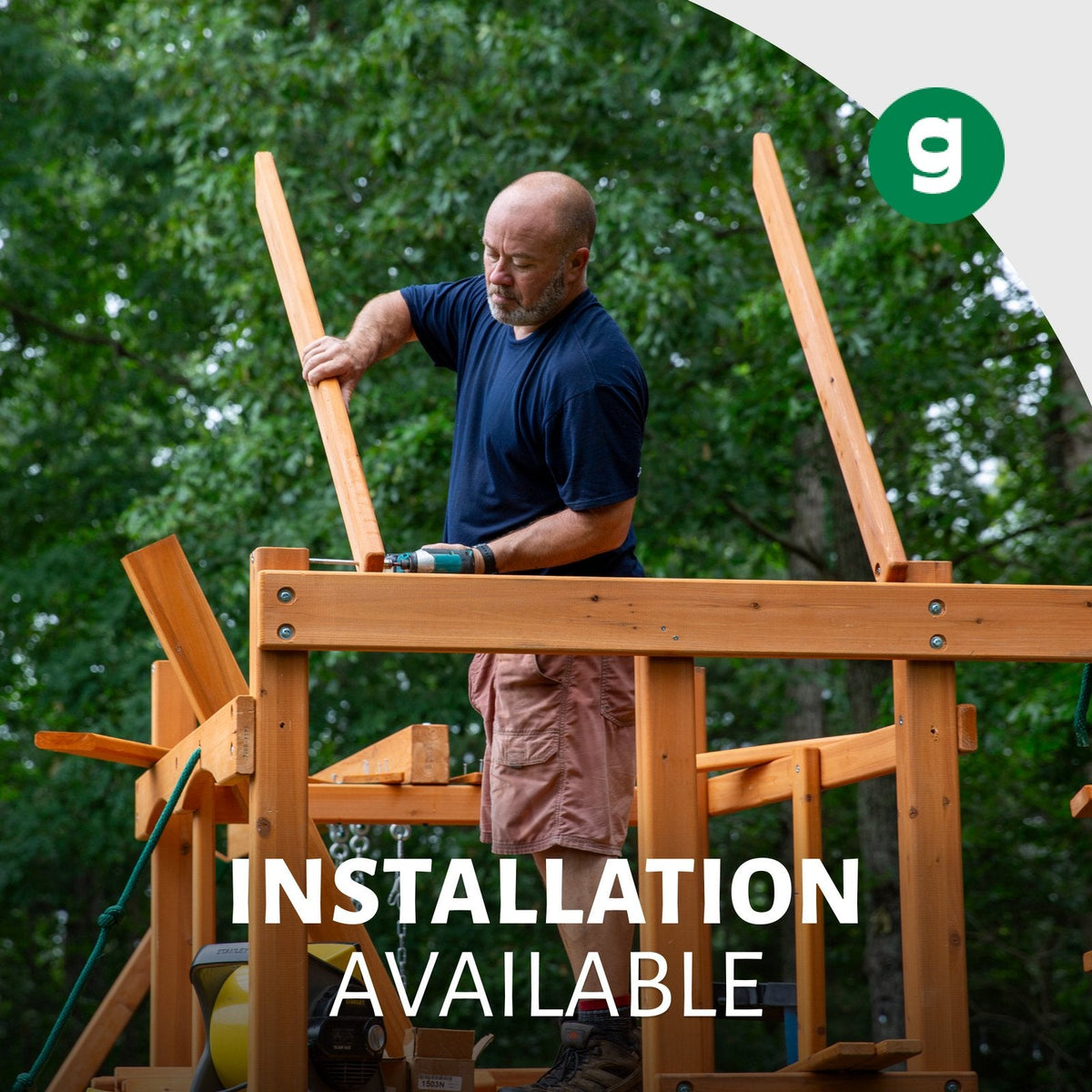 Chateau Tower Swing Set