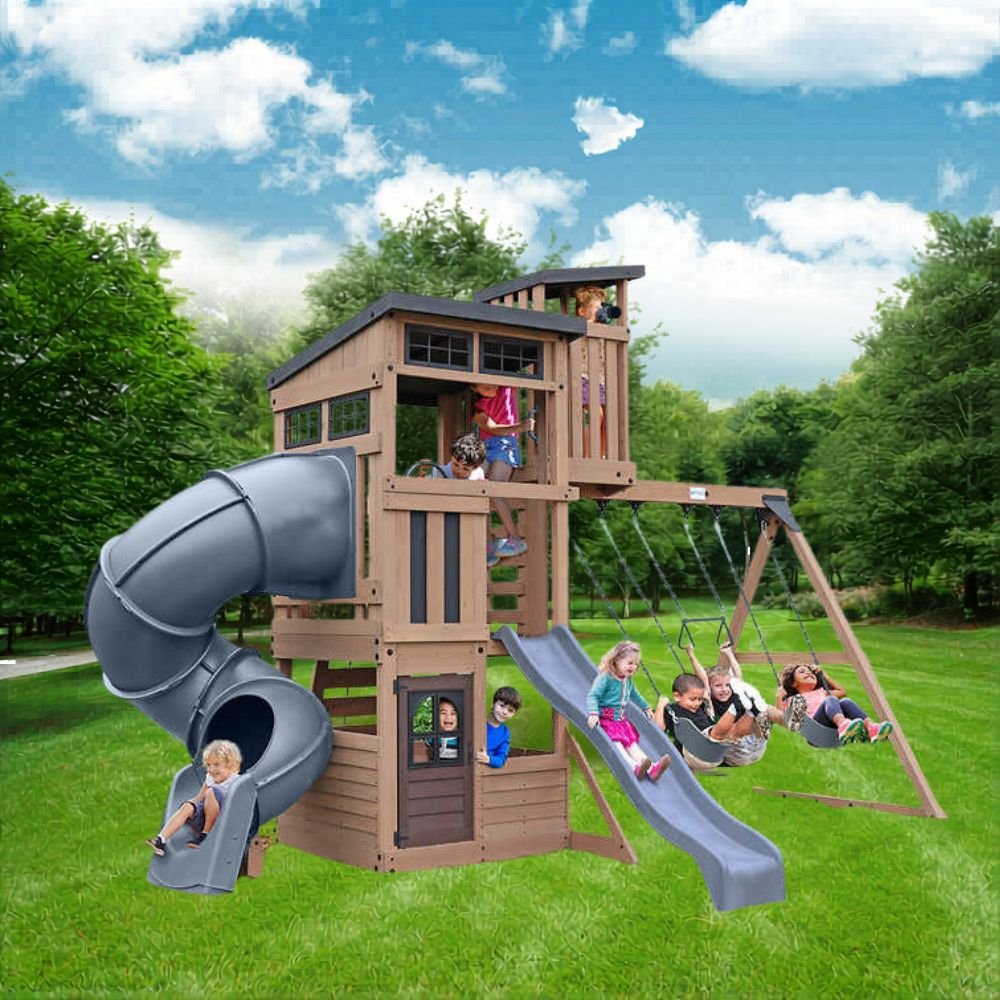 Skyline Lookout Wooden Outdoor Playset